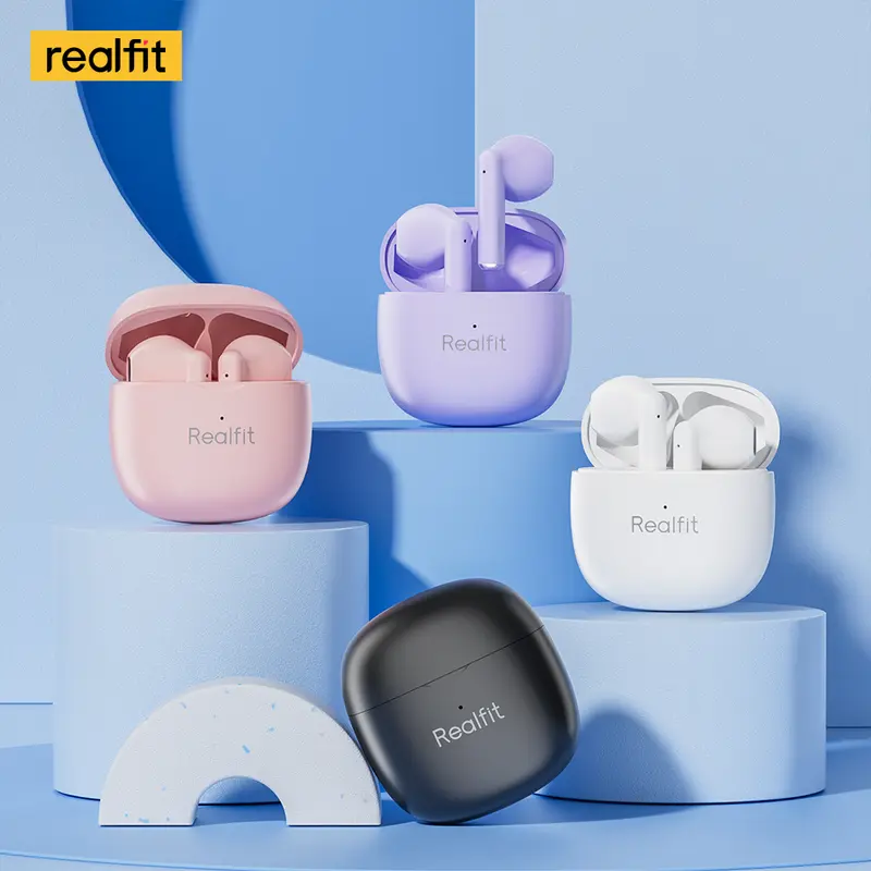 Realfit F1   True Wireless Bluetooth 5.3 Earbuds Playtime 24 Jam HIFI 1