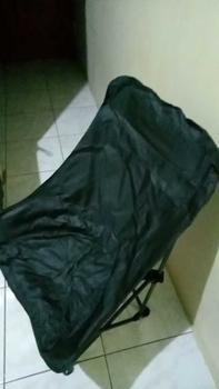 Product Review of OKGO Kursi Lipat Camping Kursi Malas Camping Kursi Lipat Pancing Camping Fishing Chair High Back Folding Chair Outdoor Outdoor bahan oxford  furnitur berkemah metal garansi produsen  warna polos beige baja karbon tinggi from G** 1