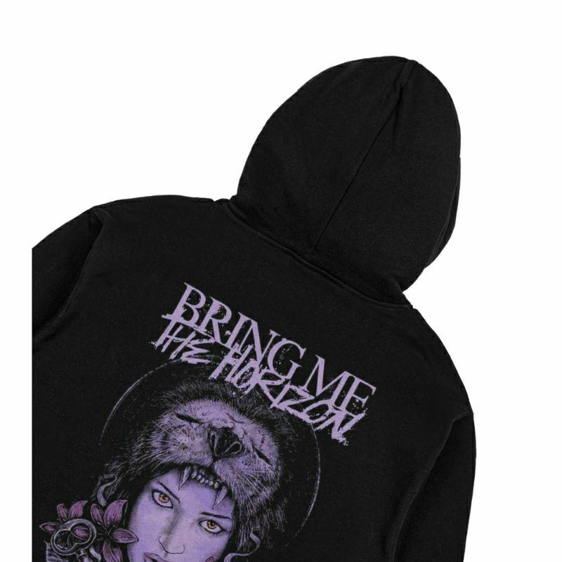 Product Introduction of Sweater Hoodie Jumper Pria Hitam Distro BMTH Bring Me The Horizon Dark Girl Unisex Bahan Fleece Cotton Tebal Nyaman Tangan Panjang Sablon High Wanita Keren lokal 12