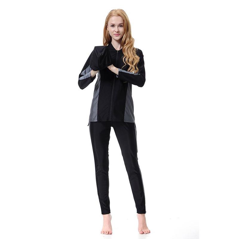 Product Introduction of New Muslim Three-Piece Swimsuit Middle East Swimsuit 5