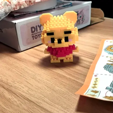 Nano Block Bricks Mini Model DIY Karakter Kartun Mainan Balok Susun Edukasi Anak 7