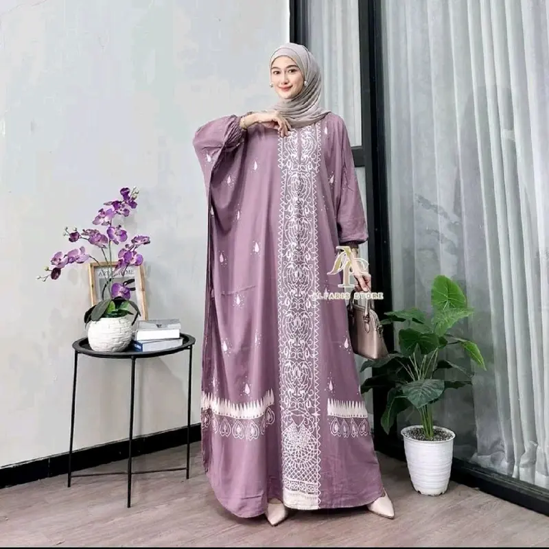 ABAYA KAFTAN JUMBO ALLSIZE BY QUINN BATIK FASHION PEKALONGAN 2