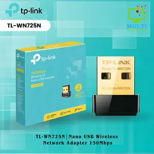 TP-LINK TL-WN725N : 150Mbps Wireless N Nano USB Adapter Laptop Adaptor Sinyal