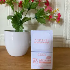 Animate by Yunna Mercier Day Cream Whitening 5X Active 10g untuk Kulit Lebih Cerah dan Sehat