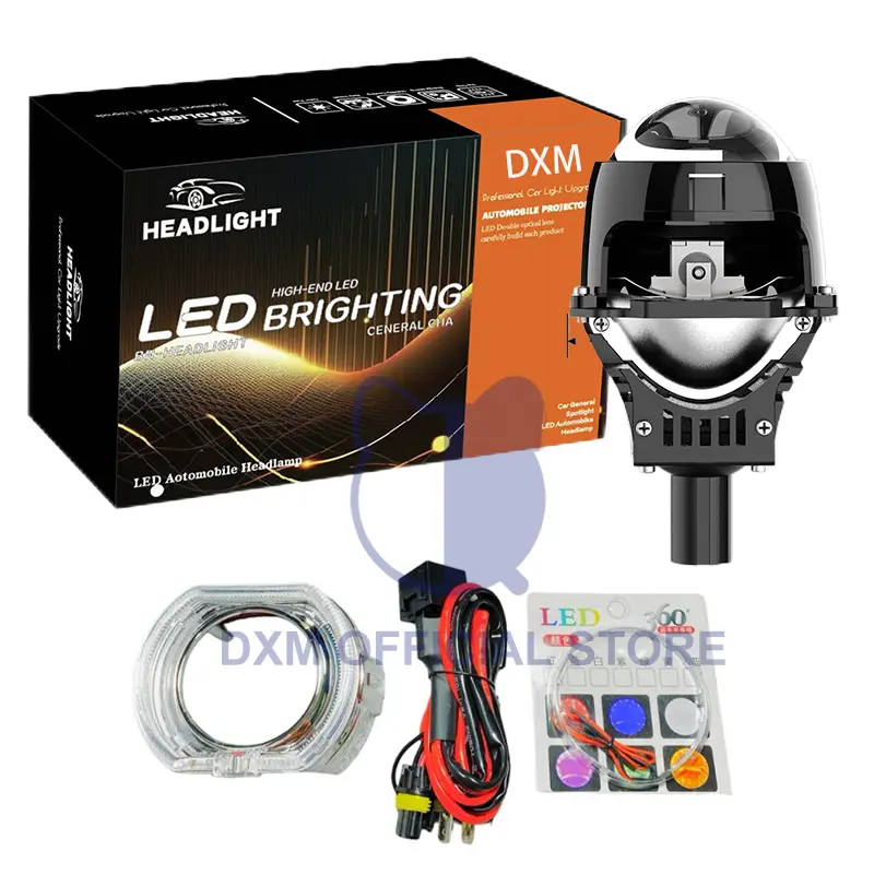 DXM Paket Biled Mobil DAN Motor  Mini Projie NPC 2.5 Inch Projector 53W- SATUAN