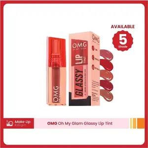 OMG Oh My Glam Glassy Lip Tint Series Crepe | Sienna | Spring | Caramel | Burgundy | Secret Crush | Ceo Chic