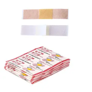 PRODUK TERBARU! 50pcs Nonwovens Band Aid Breathable First Aid Adhesive Bandage Medical Woundplast Wound Dressing Sticking Plaster