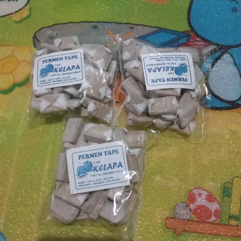 [Paket] Permen Tape Mini Cap Kelapa Suwar Suwir isi 3 pack 2