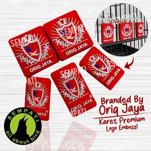 SEMPATI Variasi Sangkar Kotak Karet Merek Oriq Jaya Variasi Stoper Stopper Kandang Burung Kenari Kacer Cucak Aksesories Aksesoris Sangkar Kandang Burung Dudukan Cepuk Tangkringan