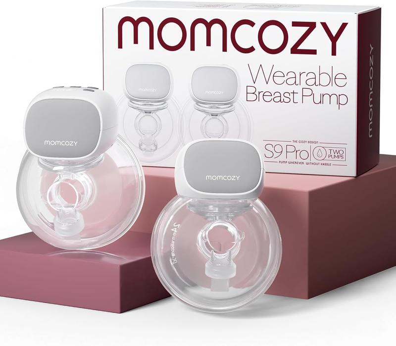 Momcozy Máy Hút Sữa S9 Pro Máy Hút Sữa Điện Có Thể Đeo Được Với 2 Chế Độ Và 9 Cấp Độ Chất Liệu Silicon Tuổi Thọ Cao Để Mặc Thoải Mái Hơn