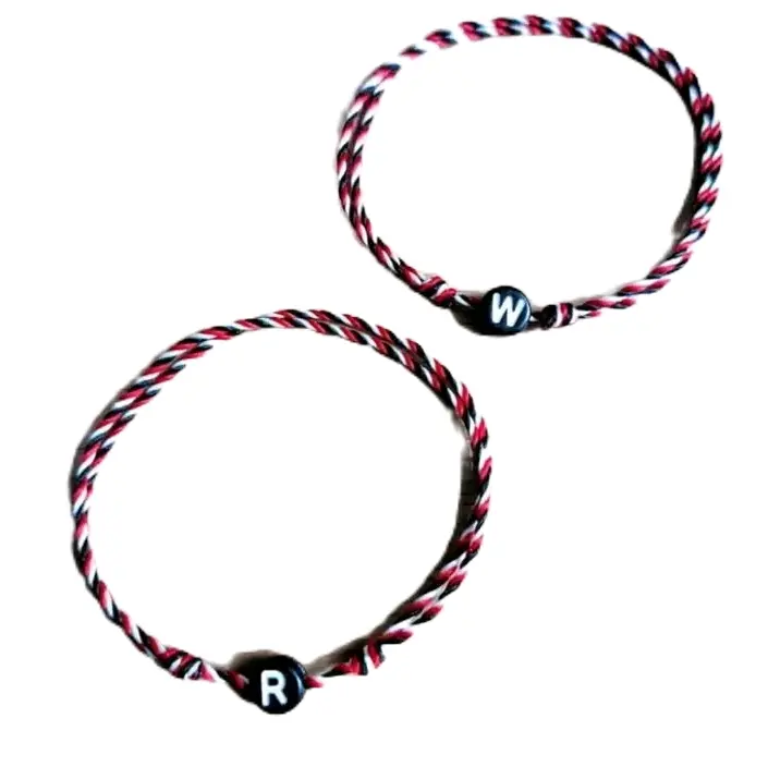 Gelang Tridatu Bali Inisial Huruf/ Gelang Korea Viral/ Gelang costum Bracelets Tali