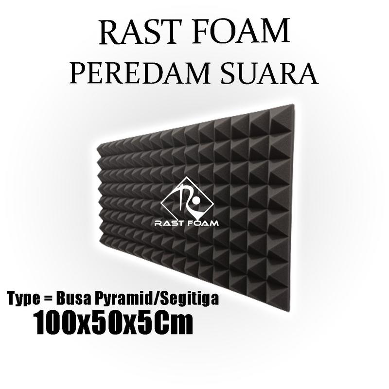 Busa peredam suara 100x50x5 cm / Busa Pyramid acoustic Accessories ...