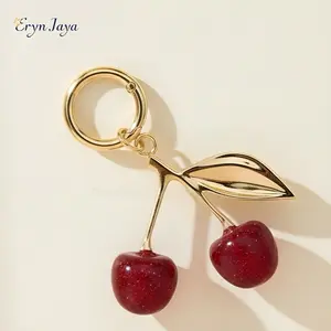 ERYNJAYA - BAG CHARM viral cherry kekinian lucu elegant tampil mewah