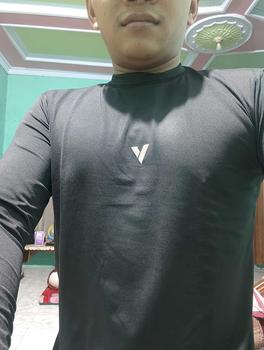 Product Review of Valmar Baselayer manset BASIC pria olahraga Compression wear elastic sport man material spandex / mangset football running gym fitnes sepeda badminton from G** F**n 0