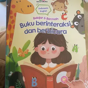 Buku Pintar Elektronik Anak Bahasa Indonesia Inggris Buku Belajar Membaca Ensiklopedi Berisi 14 Tema