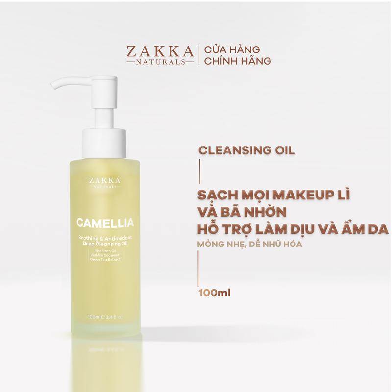 Dầu Tẩy Trang Zakka Naturals Soothing & Antioxidant Deep Cleansing Oil 100ml