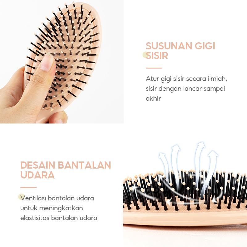 OHSOME - Massage Cushion comb Kuas / Sisir / Sisir Rambut Kuas 6