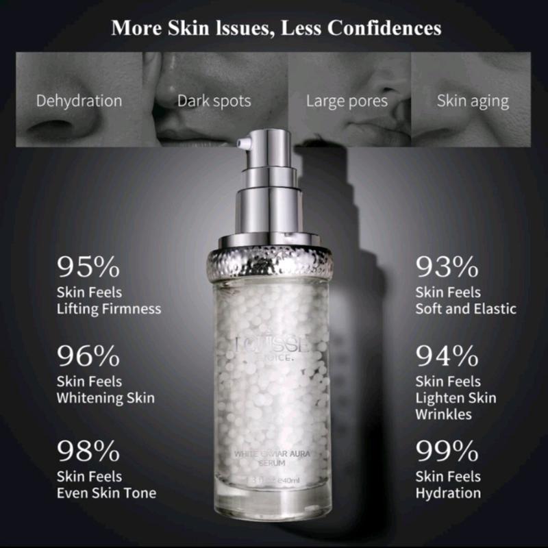 Louisse Choice White Caviar Aura Serum/Moisturizer 40ml Brightening Skin Soothing Redness Lifting 3