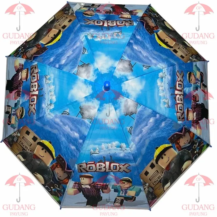 Payung Anak Karakter PVC Motif Roblox 3