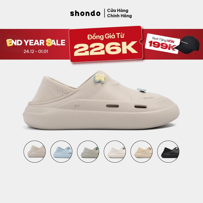  Giày Sneaker Class 3 Không Cột Dây Shondo Nhiều Màu 