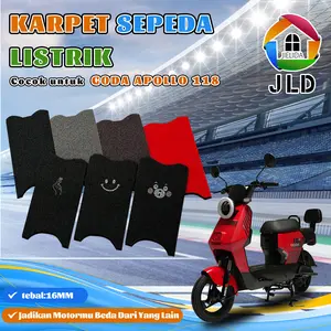 JieLiDa Karpet Sepeda Listik Pvc Mie Bihun Custom Karpet Sepeda Listrik GODA APOLLO 118