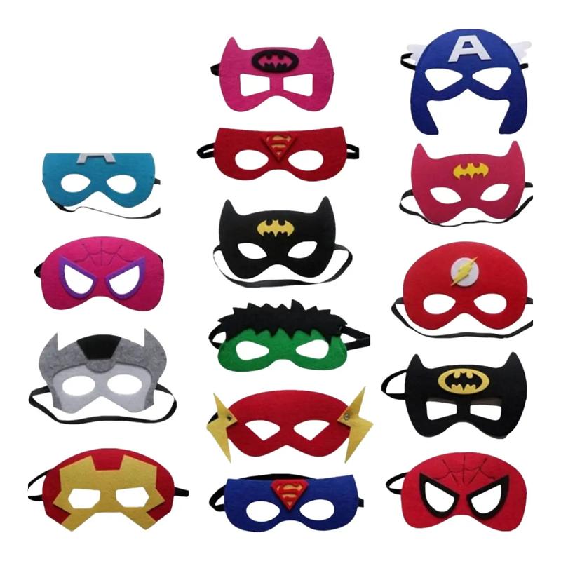 Topeng Muka Kanak-Kanak Hero Felt Mask Cosplay Princess Halloween ...