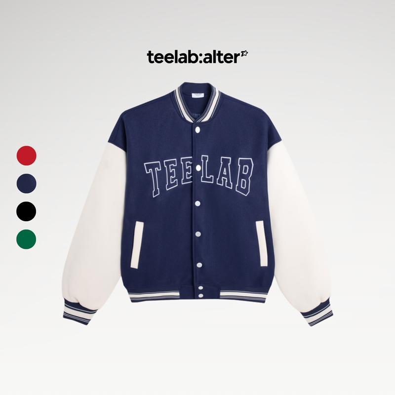  Áo khoác Teelab Academy Colorific Varsity Unisex Form Oversize Local Brand AK114 