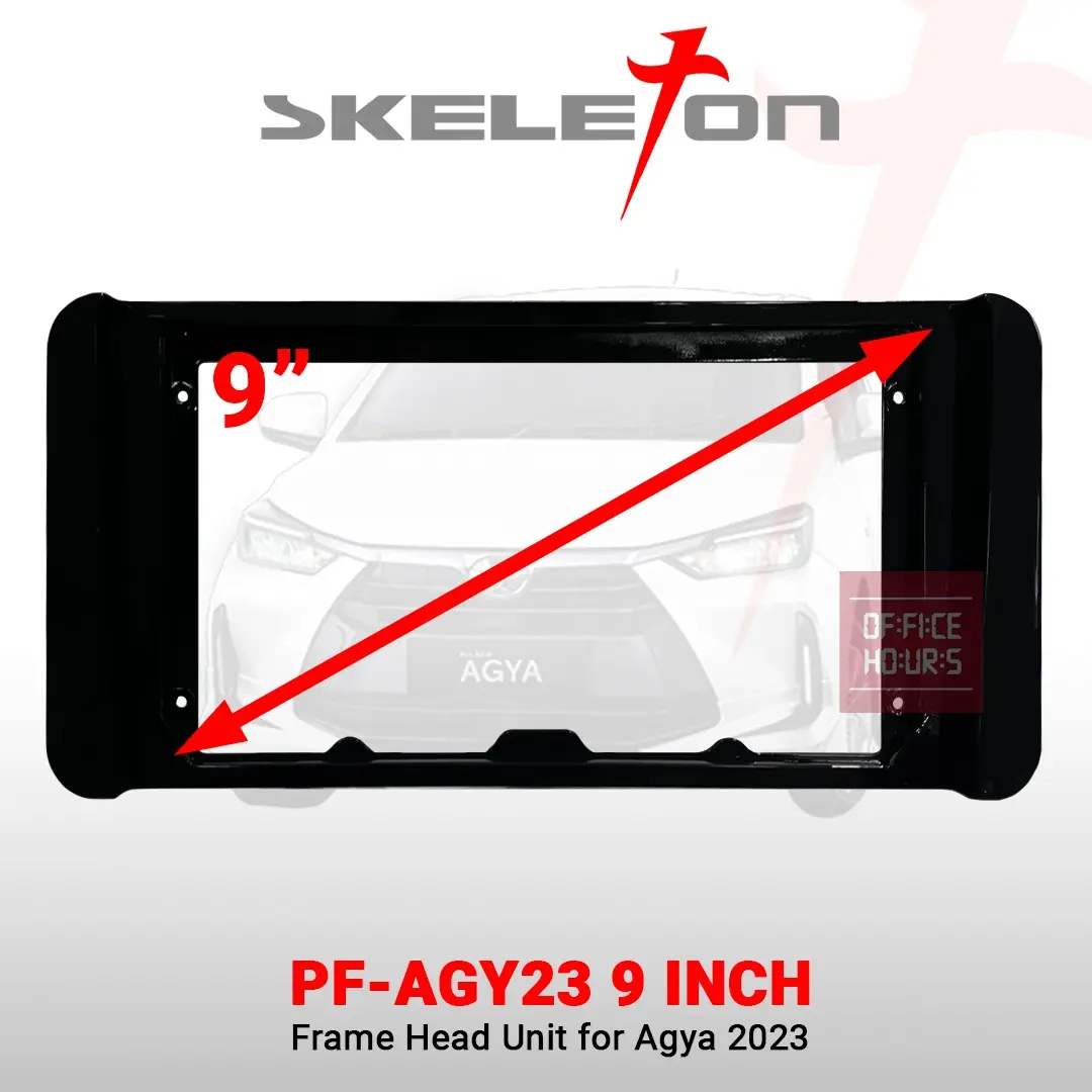 Frame Head Unit 9 Inch Mobil Agya 2023 Frame Android Skeleton