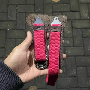 Tali Strap Helm Slimhead Kulit Sapi Asli dengan Desain DD Ring Yang Kuat