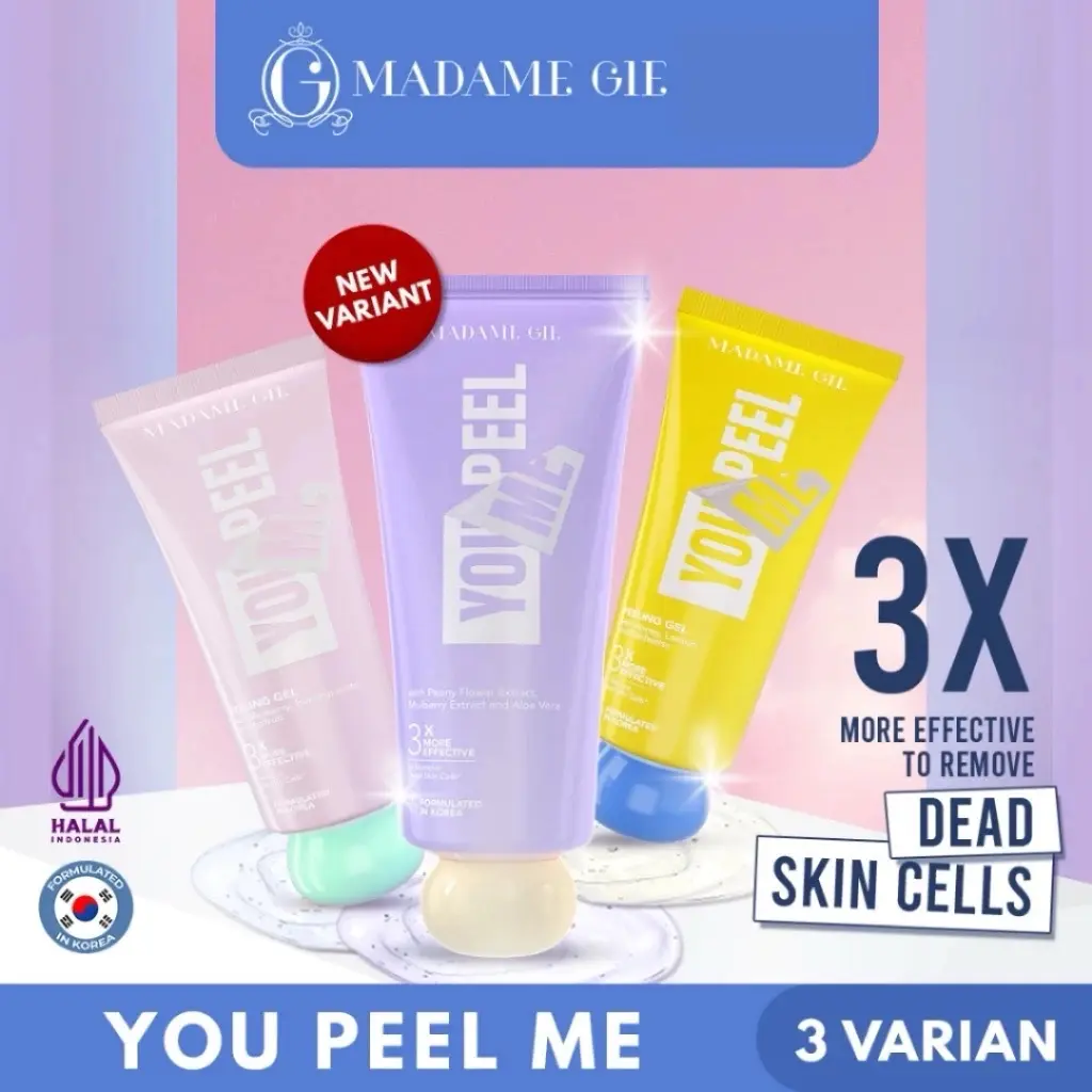 ￼yuna cosmetics .Madame Gie You Peel Me - Peeling Gel Mencerahkan Exfoliating Perontok Perawatan