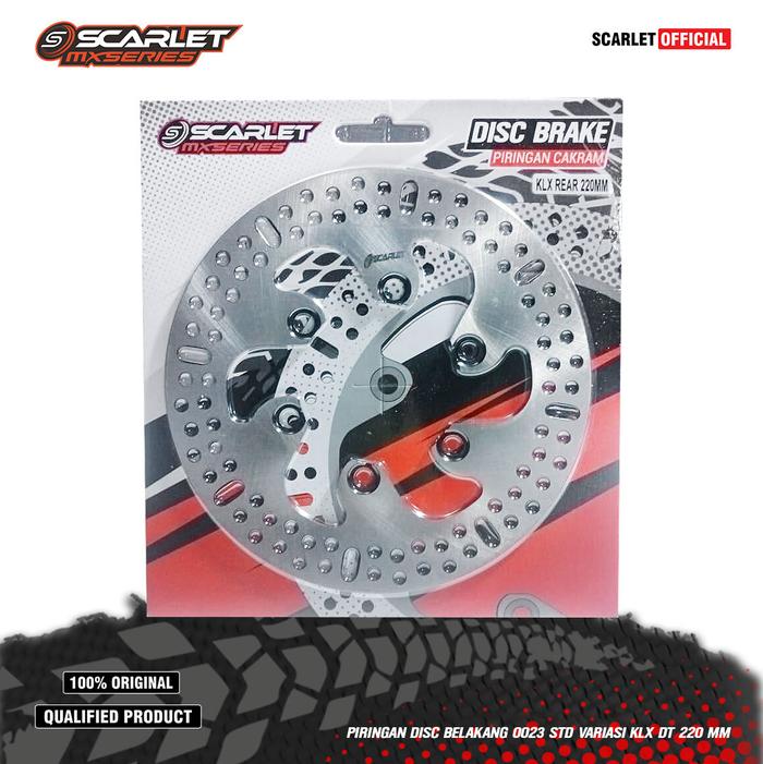 Gambar Scarlet Racing - Piringan Disc Belakang 0023 Motor KLX-DT dari scarletracingindonesia Kota Administrasi Jakarta Utara Tokopedia