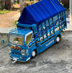 COD MINIATUR TRUK OLENG KAYU ASLI MOBIL OLENG MAINAN ANAK FULL VARIASI LAMPU LED KELAP-KELIP DAN BONUS TERPAL Hadiah Set Hadiah