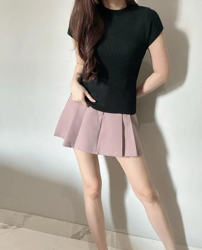 Kode: 4332 (Basic knit top) / Atasan Wanita / Atasan Rajut Wanita / Pakaian Wanita 1