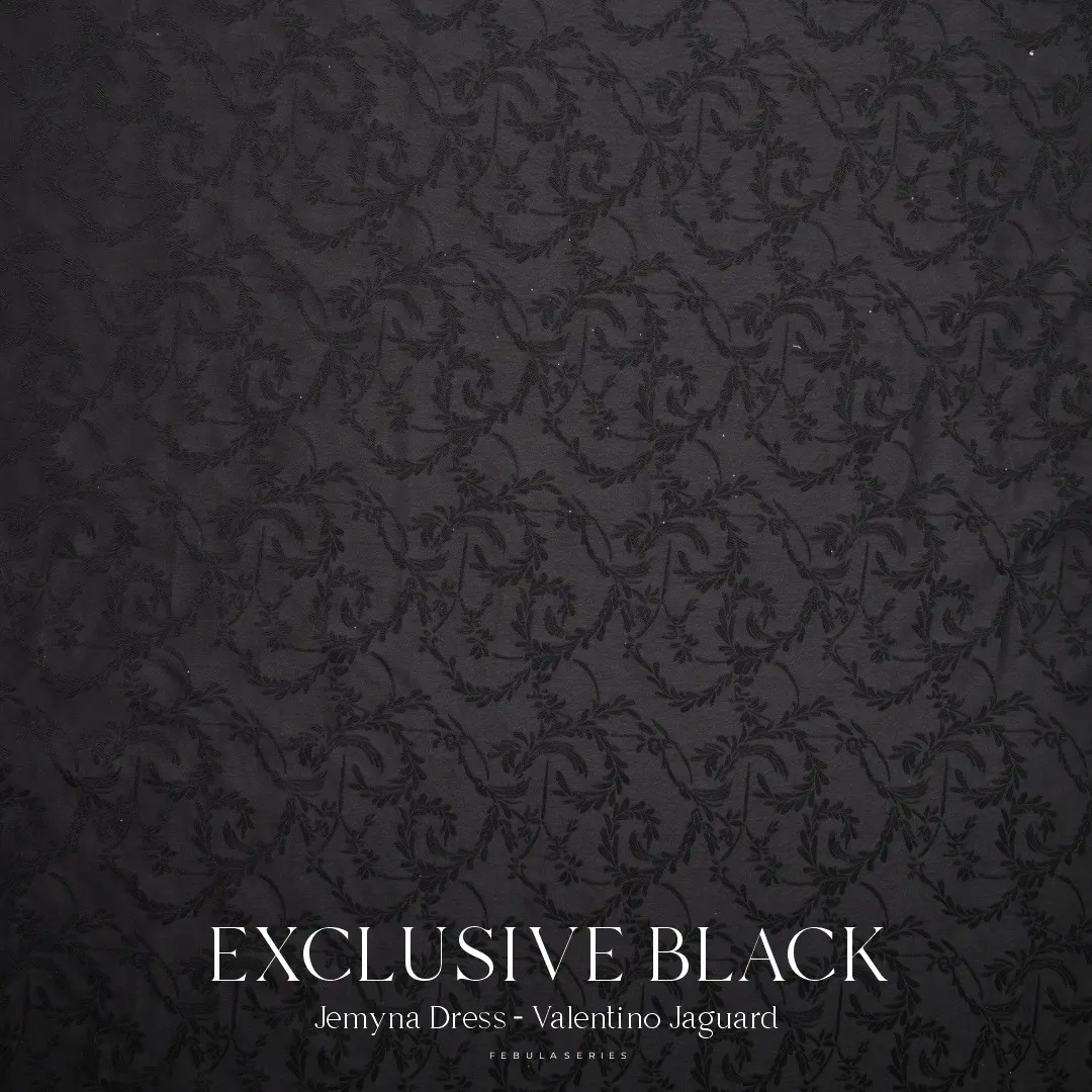 EXCLUSIVE BLACK - VALENTINO JAGUARD