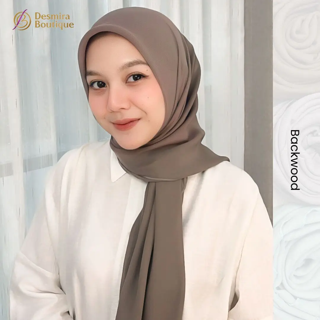SAVIN BY DESMIRA - Hijab Plain Pollycotton Segiempat Polos Premium
