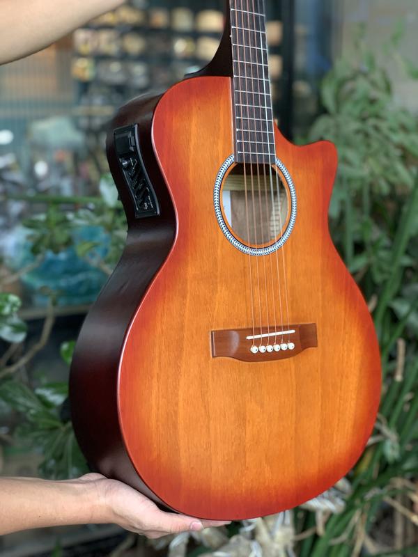  Đàn Guitar Acoustic X1 Pro Có EQ7545 Kết Nối Loa ST.Real Guitar Sài Thành 