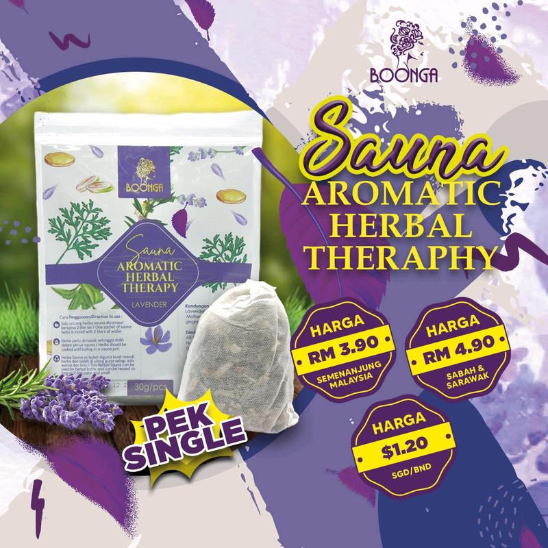 BOONGA | MANDIAN SAUNA AROMATIC HERBAL THERAPY | LAVENDER & LEMONGRASS ...