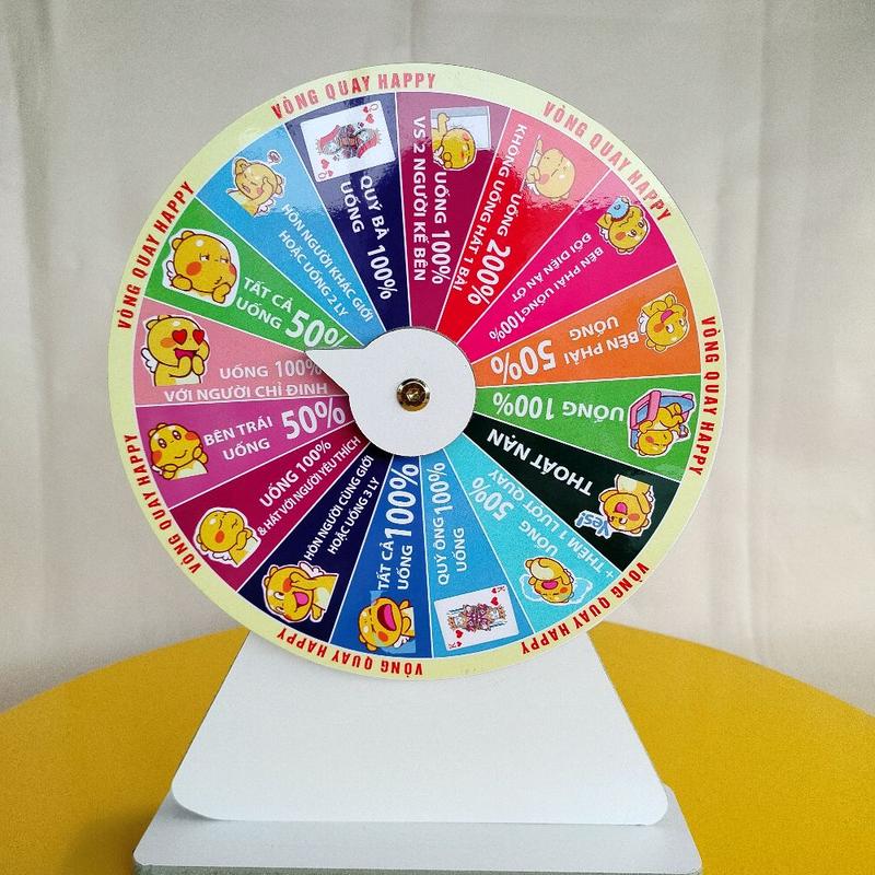  Vòng quay may mắn vòng quay ăn nhậu khủng long đường kính 25cm cao 35cm 