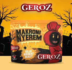 Geroz - Makroni Nyerem 4 Varian Rasa-Dijual Per Bungkus