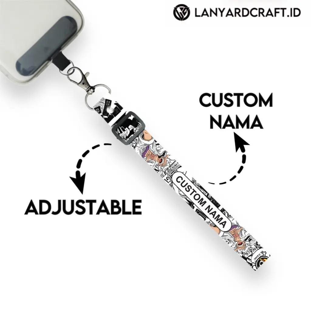 Strap Hp OnePiece Series Gantungan Tali Hanphone Adjustable Tali Lanyard Hp