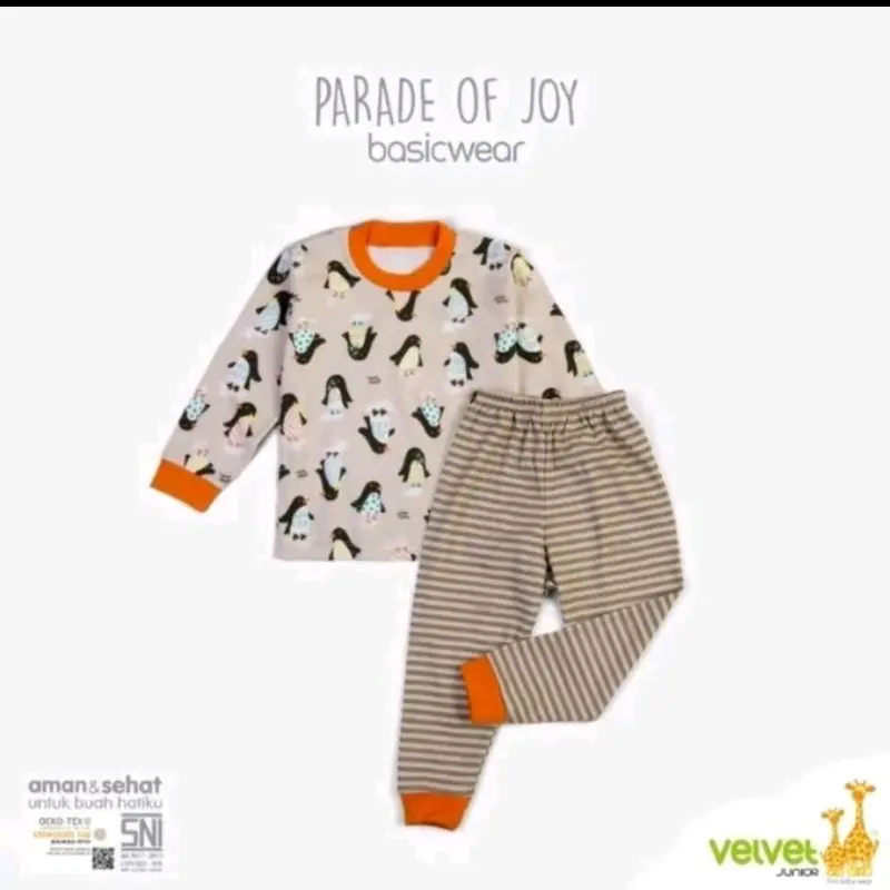 Terbaru!!! Piyama Big Size Velvet Junior (1psg) 4