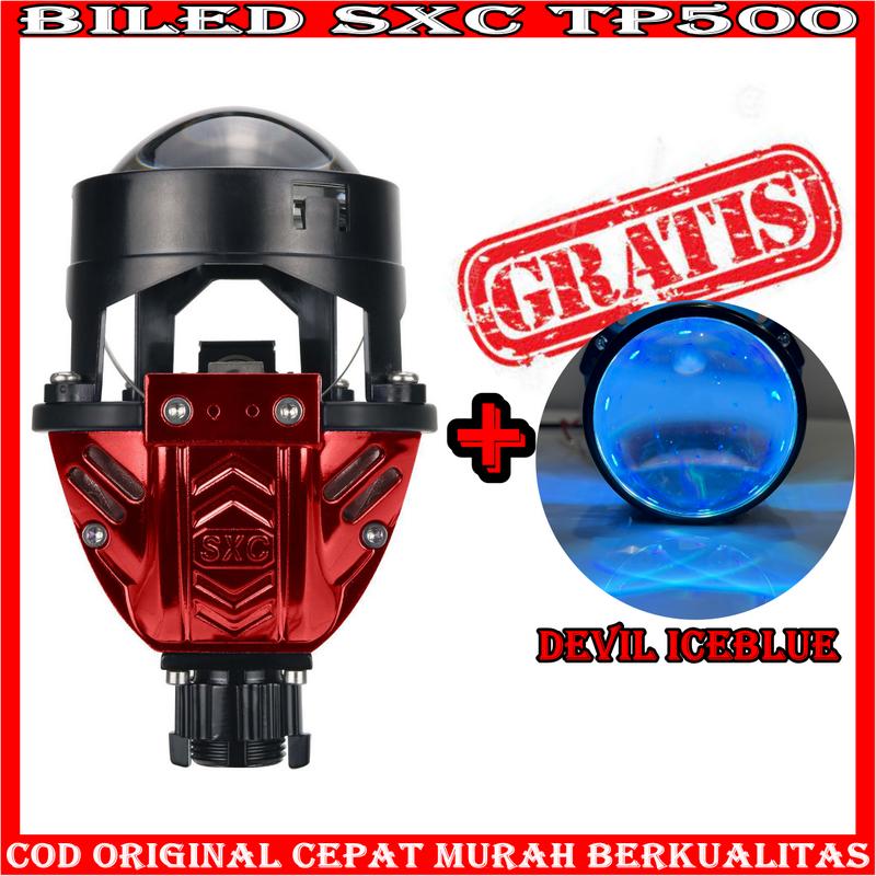 ORIGINAL BILED SXC 2,5 INCHI 60 WATT BILED SXC BILED TP500 MURAH DANA PELAJAR CAHAYA PADAT LAMPU MOTOR MOBIL 4