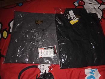 Product Review of PAKET 4PCS CUMA 100RIBU KEMEJA POLOS PRIA LENGAN PENDEK Army Biru Fit Grey from A**a 0