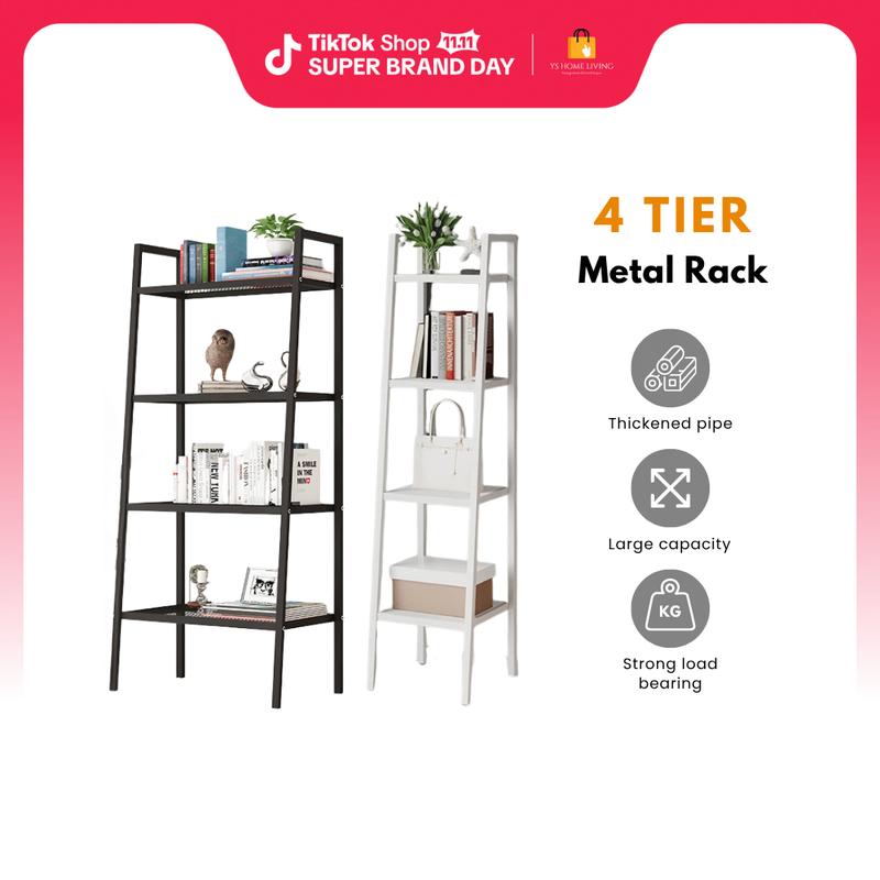Rak Besi 4 Tingkat Serbaguna 4 Tier Metal Racks Household Shelves ...
