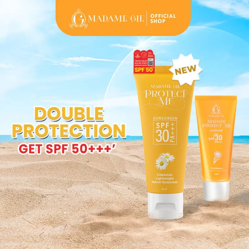 Sunscreen Madame Gie Protect Me SPF 30 PA+++ With Calendula Double Protection 3