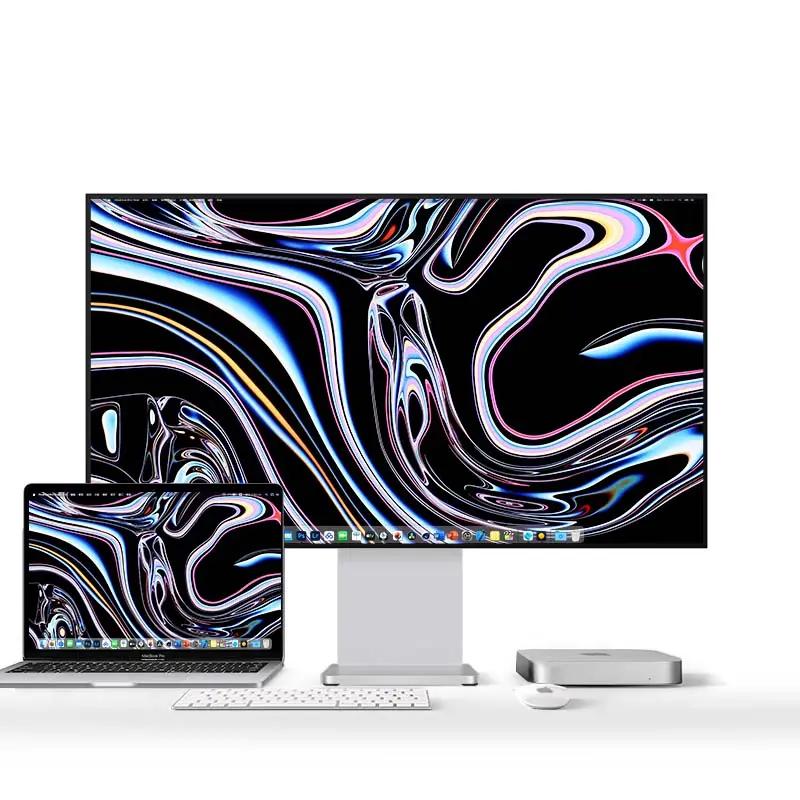 Monitor Komputer, Skrin Cermin 4K 32 inci, Bahan Aloi Aluminium ...