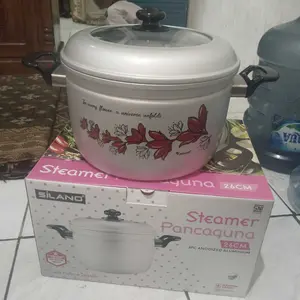 Maspion panci panca guna / Panci Kukusan Maspion 22cm, 24cm, 26cm, 28cm, 30cm, dan 33cm Alat Aluminium