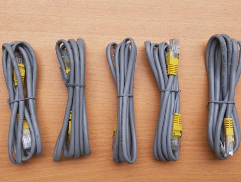 Dây nhảy 1Gbps LAN cáp mạng đúc sẵn 2 đầu RJ45 CAT5E dài 1.2m đến 1.5m