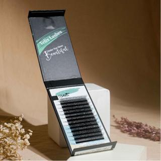 Yelix 0.07 5D-W Shaped Auto Fan Eyelash Extension Black 4