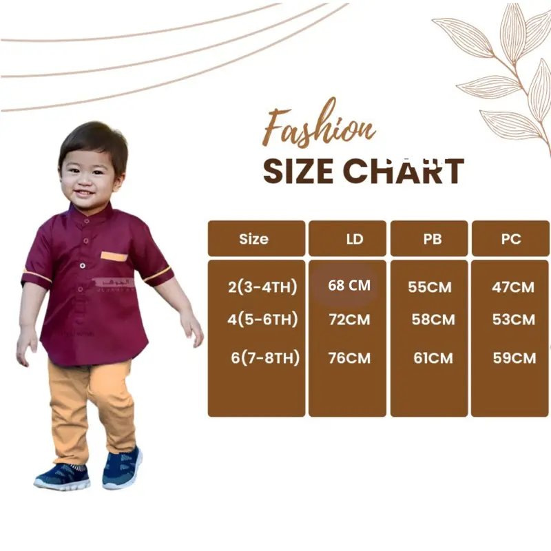stelan koko anak SOPAL / setelan anak muslim / baju koko anak / turki / kurta / pakistan / viral Abu Katun 6